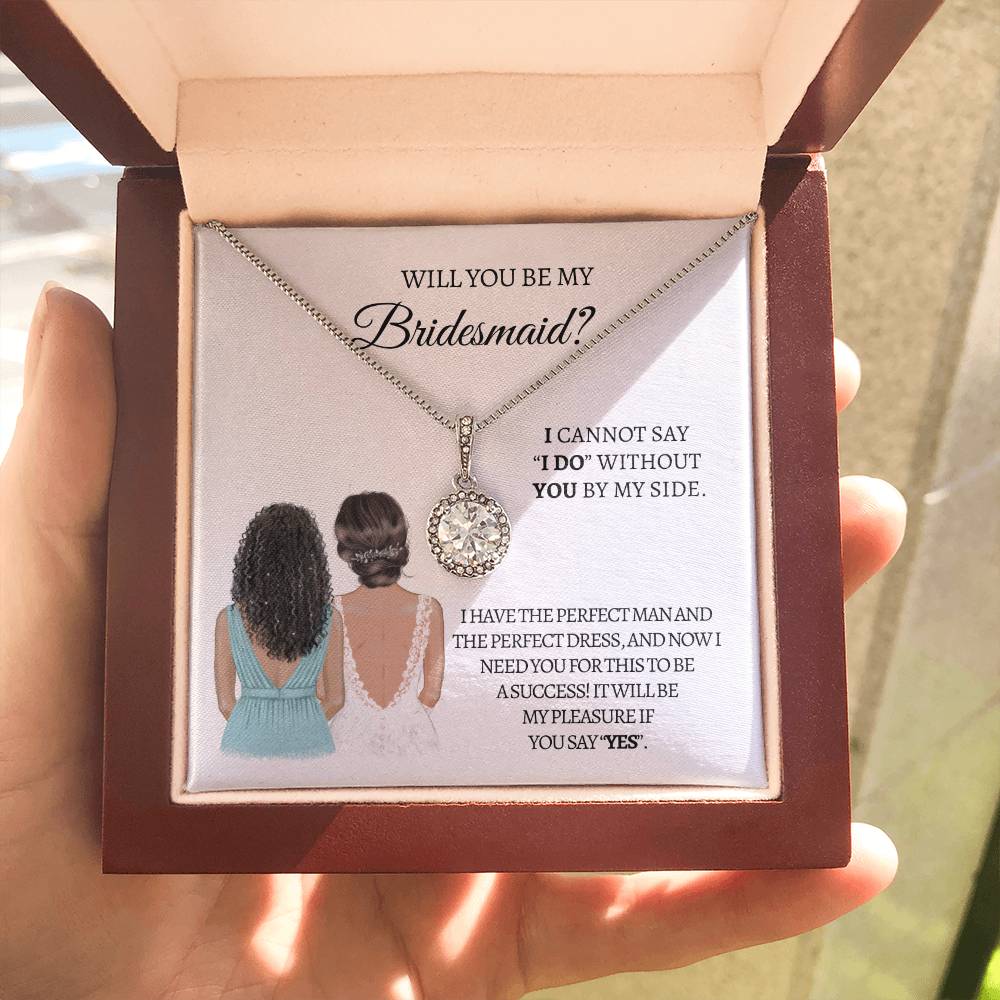 Will You Be My Bridesmaid Eternal Hope Necklace