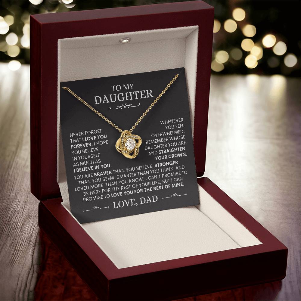My Daughter - I Love You Forever - Love Knot
