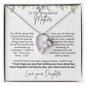 To My Wonderful Mother Forever Love Necklace