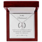 To My Bridesmaid Alluring Beauty Necklace