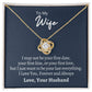 To My Wife Love Knot Necklace
