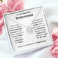 To My Beautiful Bridesmaid Love Knot Necklace