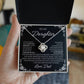 Daughter - Love You Forever - Love Knot Necklace