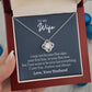 To My Wife Love Knot Necklace