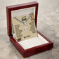 To My Son Artisan Cross Necklace on Cuban Link Chain